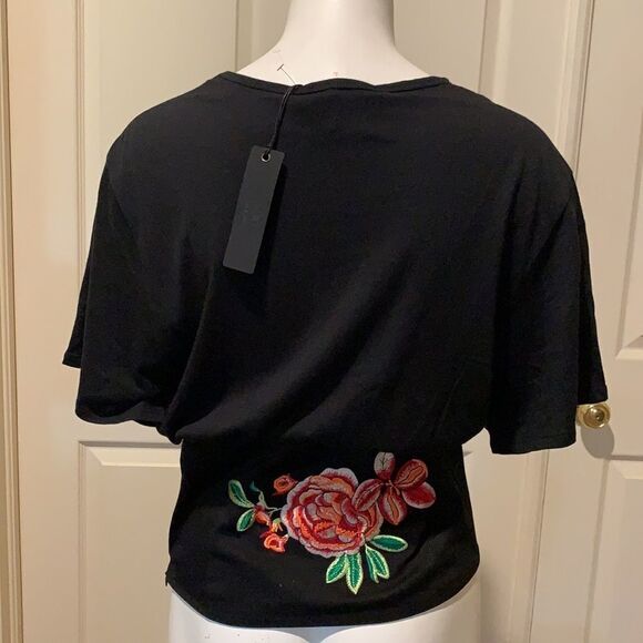 500 Maison Cinqcent Embroidered blacktop. NWT. Med - Picture 5 of 14